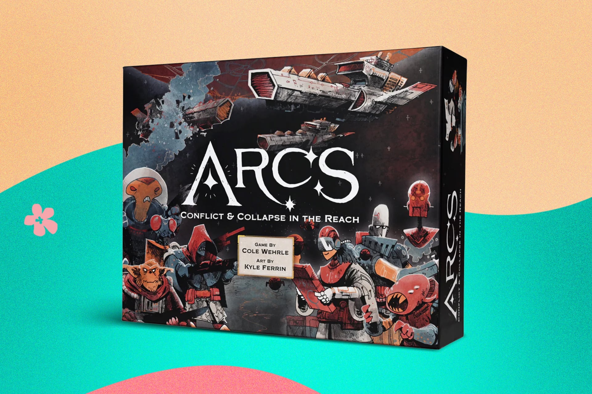 An image of the Arcs Conflict And Collapse In The Reach board game.