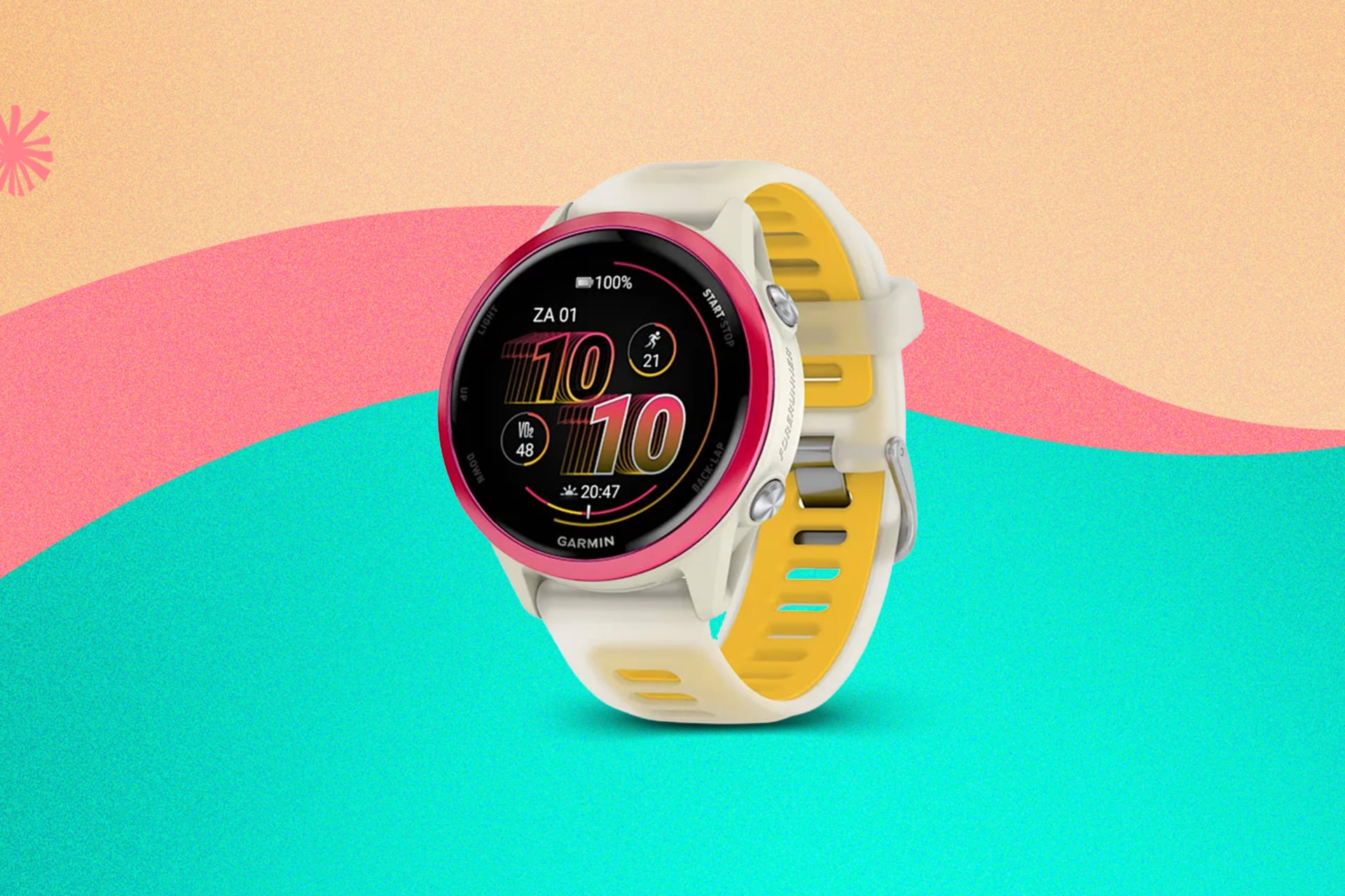 A product image of the Garmin Forerunner 570.