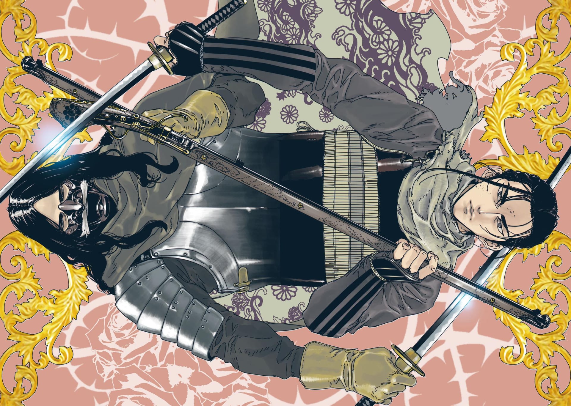 Issak colorspread of Issak and Lorenzo.