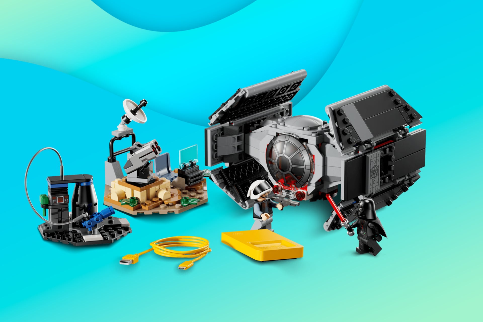 An image of the Darth Vader's Tie Fighter, Smart Play edition.