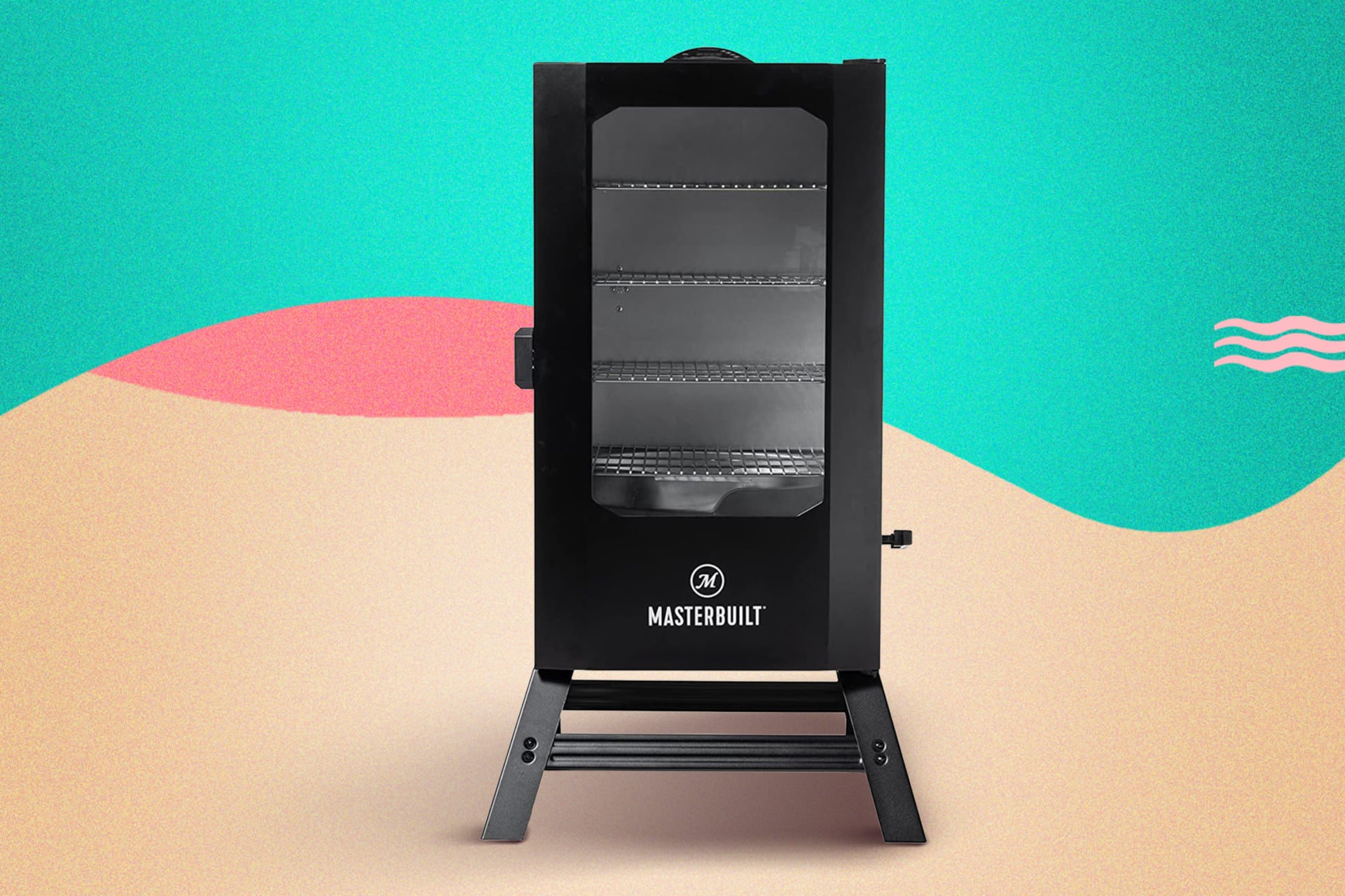 A product image of the Masterbilt 40-Inch Digital Electric Smoker.