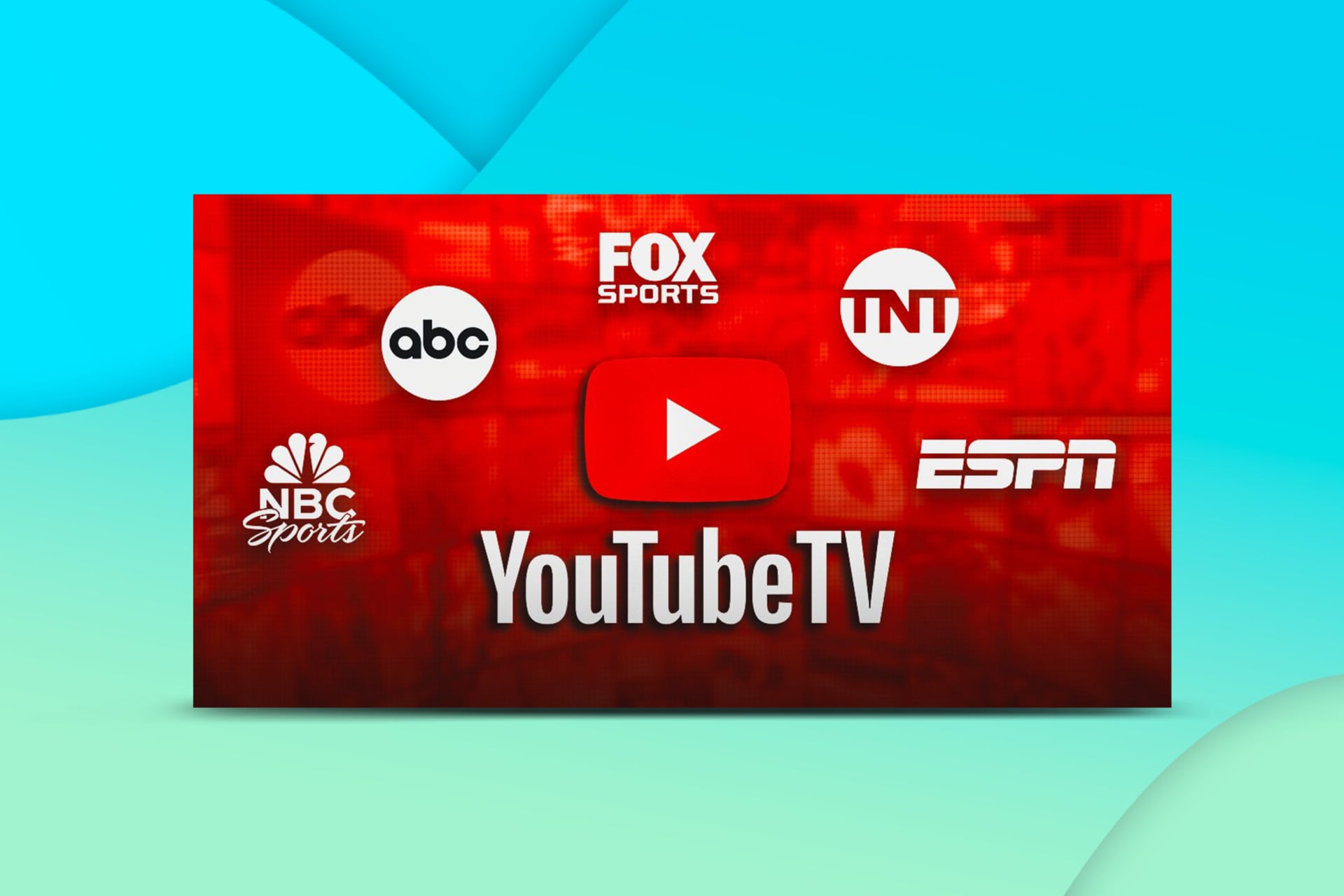 An image of a Youtube TV Sports Plan promo.