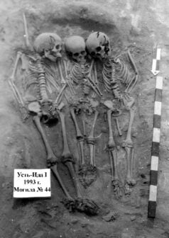 Baikal Neolithic Burial Three Children