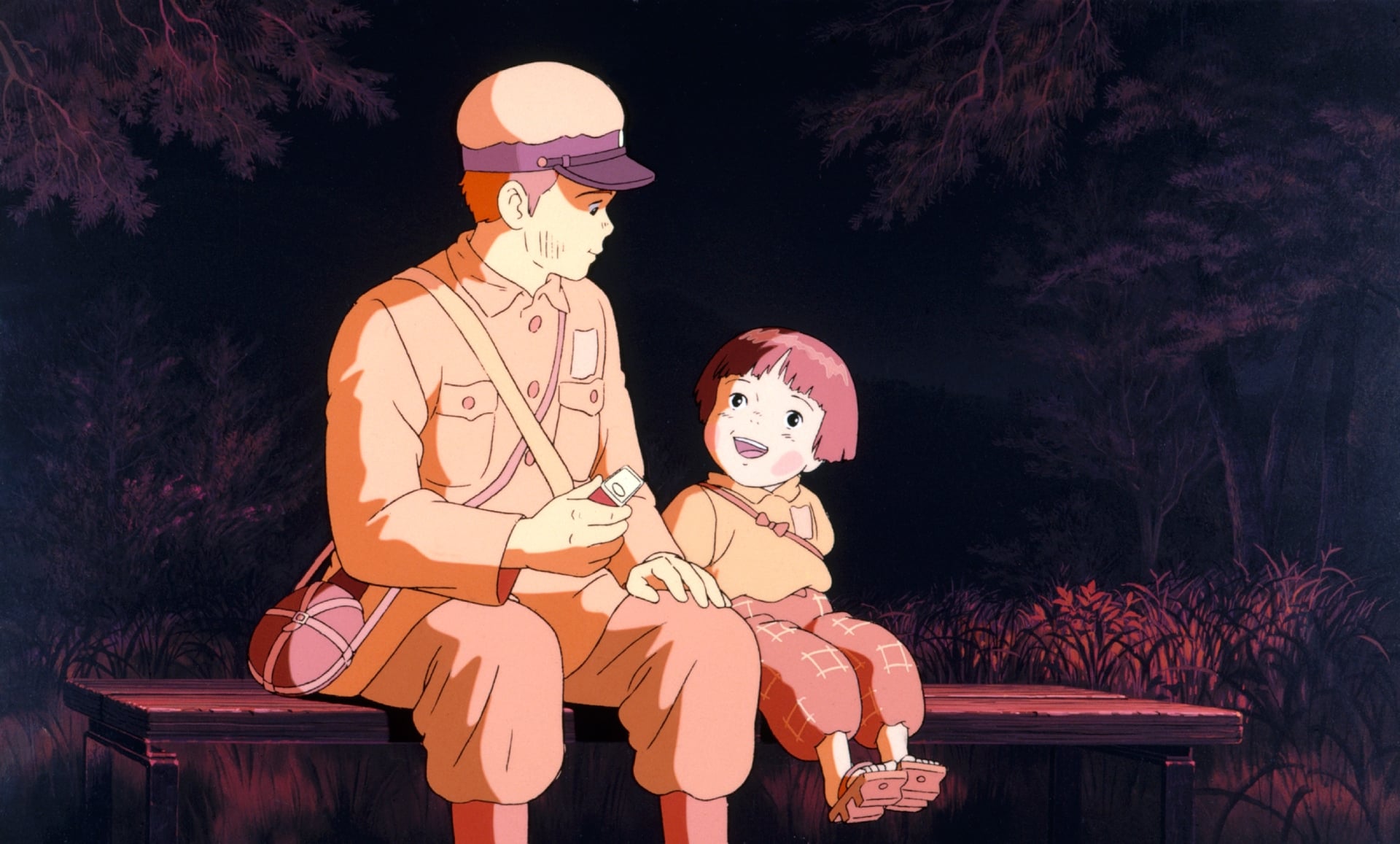 Grave Of The Fireflies still of Setsuko and Seita.