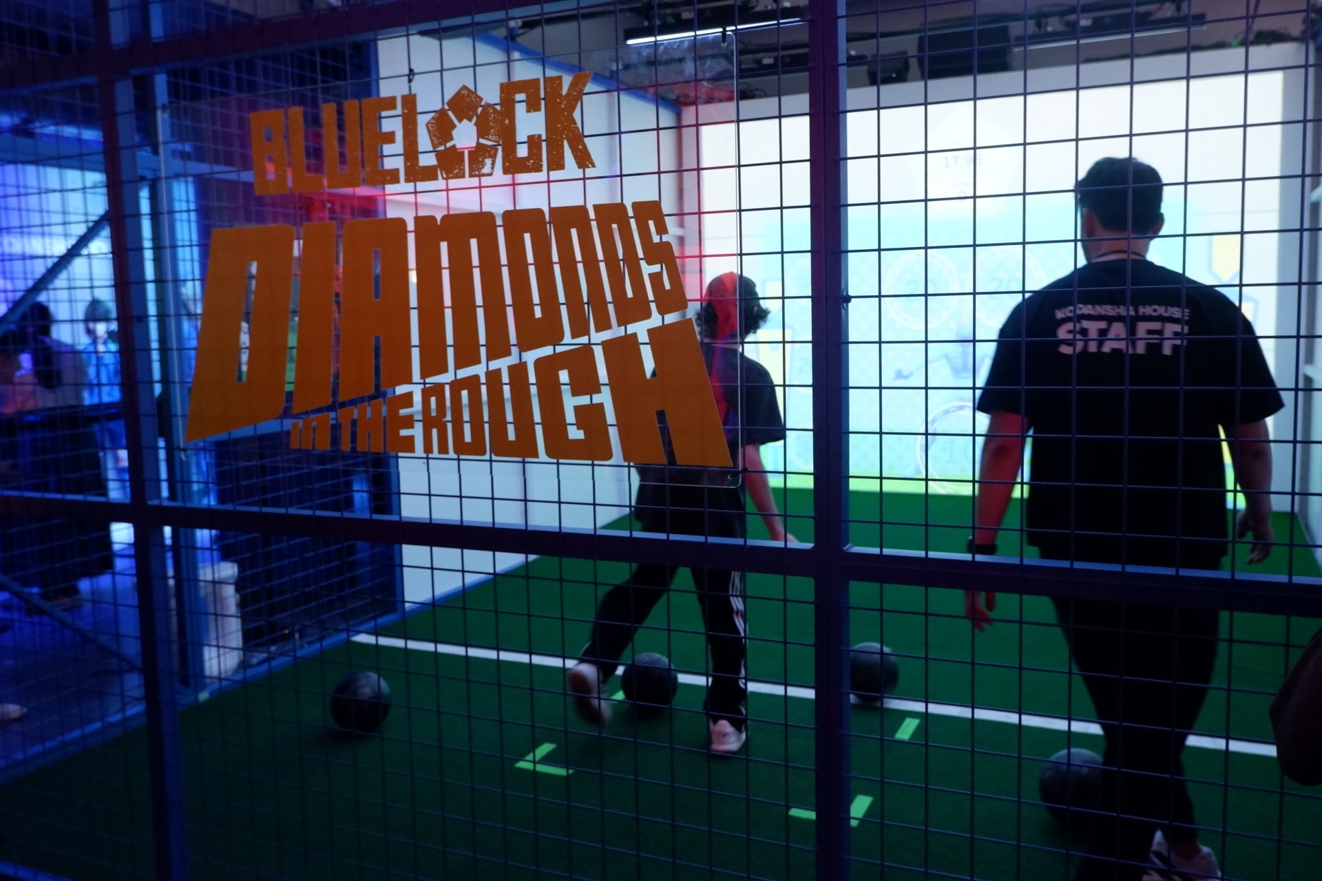 Kodansha House Blue Lock cageball attraction.
