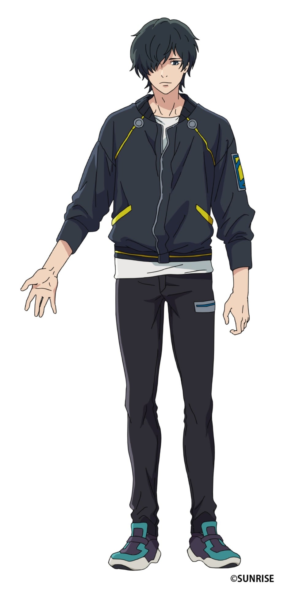 Mobile Suit Gundam RG XARX-ZERO Ray Azumi character design.