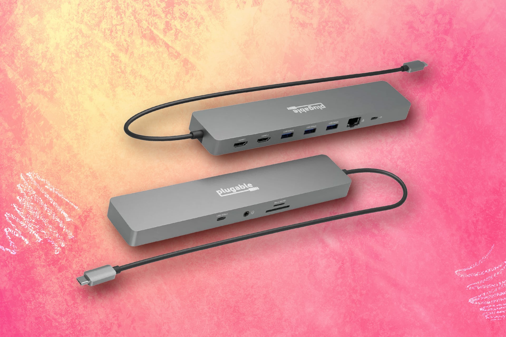 An image of the Plugable 11 1 Usb C Hub.
