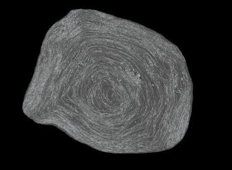 Herculaneum Scroll Slice Section