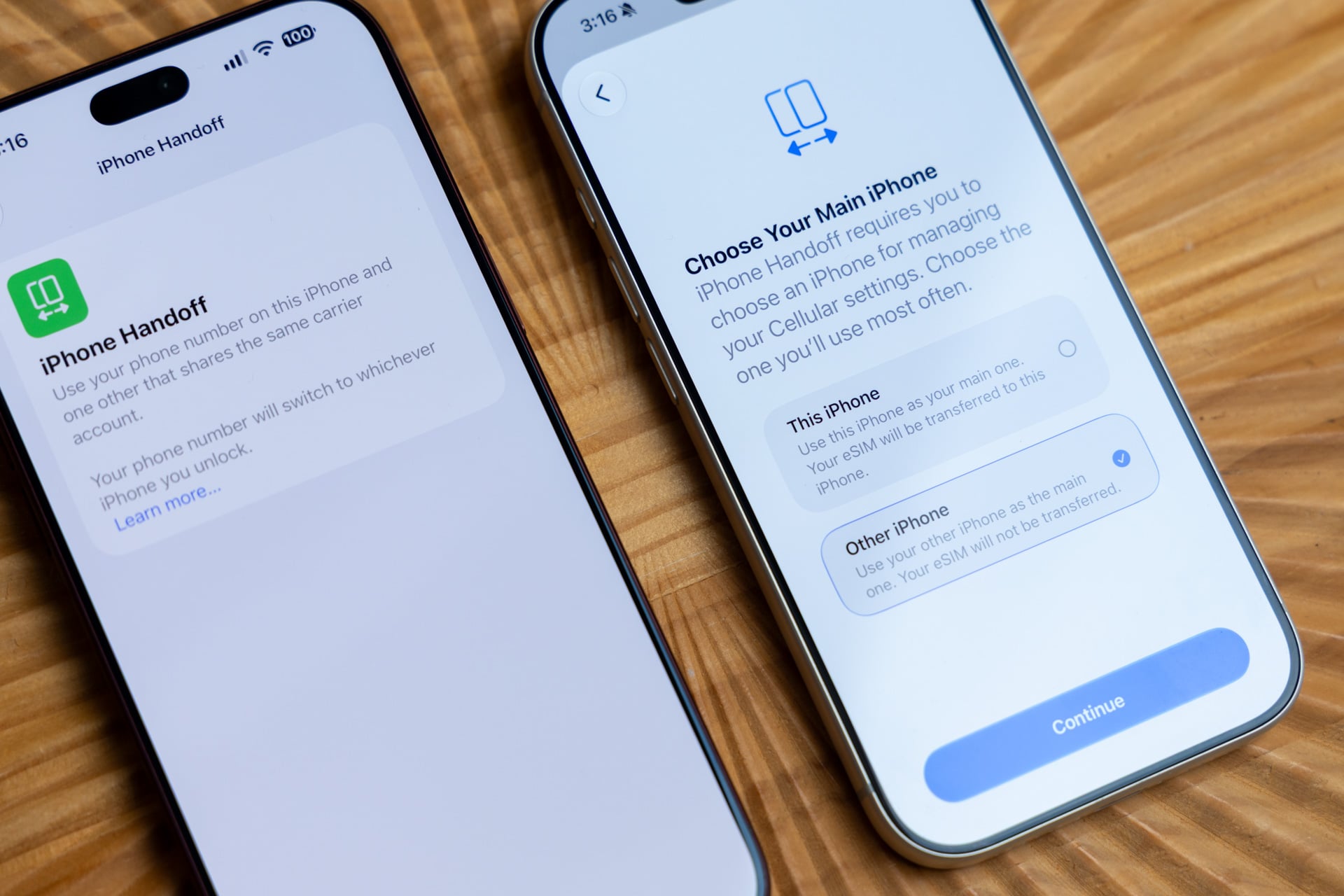 iPhone Handoff 5